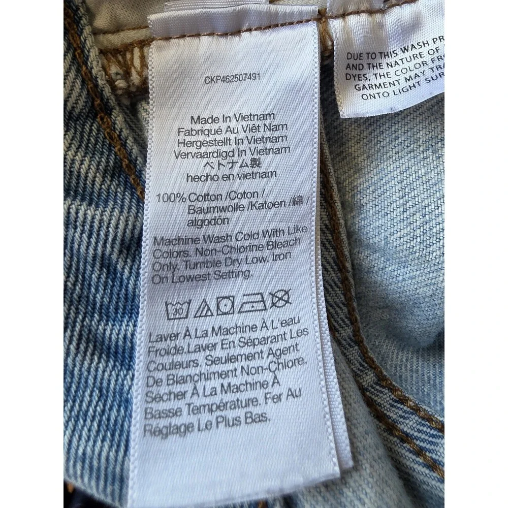 Madewell Women Shorts Size 39W 5in Inseam Light Blue 100% Cotton Bermuda
